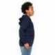 Bella + Canvas 3739Y Youth Sponge Fleece Full-Zip Hooded Sweatshirt