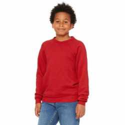 Bella + Canvas 3901Y Youth Sponge Fleece Raglan Sweatshirt