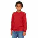 Bella + Canvas 3901Y Youth Sponge Fleece Raglan Sweatshirt