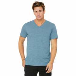 Bella + Canvas 3655C Unisex Textured Jersey V-Neck T-Shirt