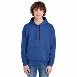 Fruit Of The Loom SF77R Adult Sofspun Striped Hooded Sweatshirt