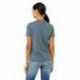 Bella + Canvas 6405CVC Ladies Relaxed Heather CVC Jersey V-Neck T-Shirt