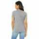 Bella + Canvas 6405CVC Ladies Relaxed Heather CVC Jersey V-Neck T-Shirt