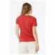 Bella + Canvas 6405CVC Ladies Relaxed Heather CVC Jersey V-Neck T-Shirt