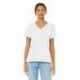 Bella + Canvas 6405CVC Ladies Relaxed Heather CVC Jersey V-Neck T-Shirt