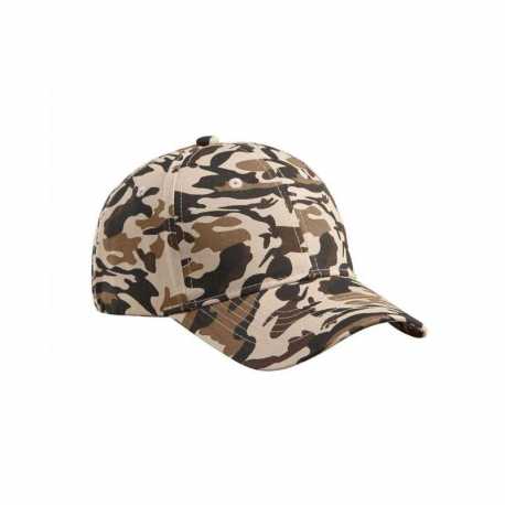 Big Accessories BX024 Structured Camo Hat