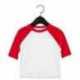 Bella + Canvas 3200T Toddler Three-Quarter Sleeve Baseball T-Shirt