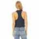 Bella + Canvas 6682 Ladies Racerback Cropped Tank