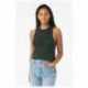 Bella + Canvas 6682 Ladies Racerback Cropped Tank