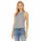 Bella + Canvas 6682 Ladies Racerback Cropped Tank