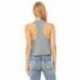 Bella + Canvas 6682 Ladies Racerback Cropped Tank