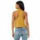 Bella + Canvas 6682 Ladies Racerback Cropped Tank