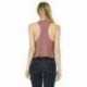 Bella + Canvas 6682 Ladies Racerback Cropped Tank