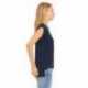 Bella + Canvas 8804 Ladies Flowy Muscle T-Shirt with Rolled Cuff