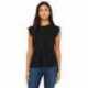 Bella + Canvas 8804 Ladies Flowy Muscle T-Shirt with Rolled Cuff