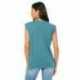 Bella + Canvas 8804 Ladies Flowy Muscle T-Shirt with Rolled Cuff