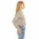 Bella + Canvas 8512 Ladies Cropped Long Sleeve Hoodie T-Shirt