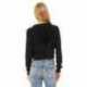 Bella + Canvas 8512 Ladies Cropped Long Sleeve Hoodie T-Shirt