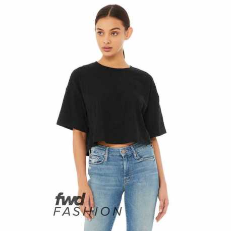 Bella + Canvas 6482 FWD Fashion Ladies Jersey Cropped T-Shirt