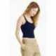 Bella + Canvas 1012BE Ladies Micro Ribbed Scoop Tank