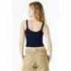 Bella + Canvas 1012BE Ladies Micro Ribbed Scoop Tank