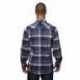 Burnside B8219 Men's Snap-Front Flannel Shirt