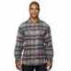 Burnside B8219 Men's Snap-Front Flannel Shirt