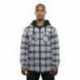 Burnside B8620 Men's Hooded Flannel Jacket