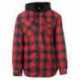 Burnside B8620 Men's Hooded Flannel Jacket