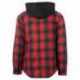 Burnside B8620 Men's Hooded Flannel Jacket