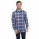 Burnside B8212 Woven Plaid Flannel With Biased Pocket