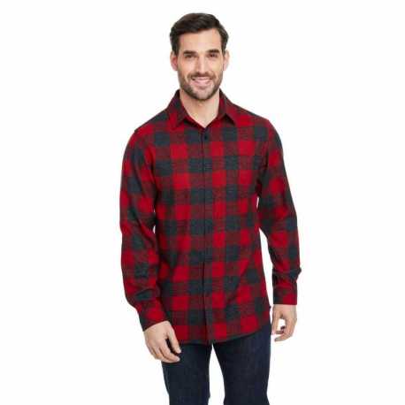 Burnside B8212 Woven Plaid Flannel With Biased Pocket