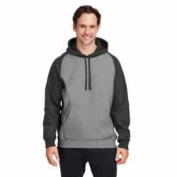 Team 365 TT96CB Unisex Zone HydroSport Heavyweight Colorblock Hooded Sweatshirt