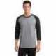 Port & Company PC55RS Core Blend 3/4-Sleeve Raglan Tee