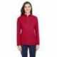 Core365 CE405W Ladies Fusion ChromaSoft Pique Quarter-Zip