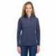 Core365 CE405W Ladies Fusion ChromaSoft Pique Quarter-Zip