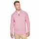 Devon & Jones DG480 CrownLux Performance Men's Clubhouse Micro-Stripe Quarter-Zip