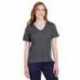 Devon & Jones DG20WB CrownLux Performance Ladies Plaited Rolled-Sleeve Top