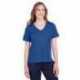 Devon & Jones DG20WB CrownLux Performance Ladies Plaited Rolled-Sleeve Top