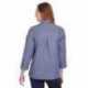 Devon & Jones DG562W Ladies Crown Collection Stretch Pinpoint Chambray Three-Quarter Sleeve Blouse