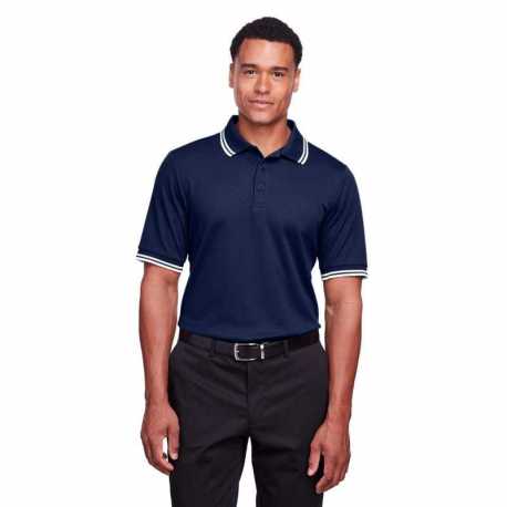 Devon & Jones DG20C CrownLux Performance Men's Plaited Tipped Polo