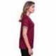 Devon & Jones DG20CW CrownLux Performance Ladies Plaited Tipped V-Neck Top