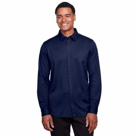 Devon & Jones DG20Z CrownLux Performance Men's Plaited Button-Down