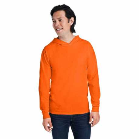 Fruit Of The Loom 4930LSH Men's HD Cotton Jersey Hooded T-Shirt