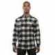 Burnside B8210 Men's Plaid Flannel Shirt