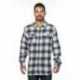 Burnside B8210 Men's Plaid Flannel Shirt