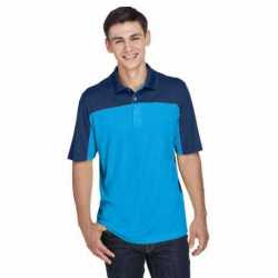 Core365 CE101 Men's Balance Colorblock Performance Pique Polo