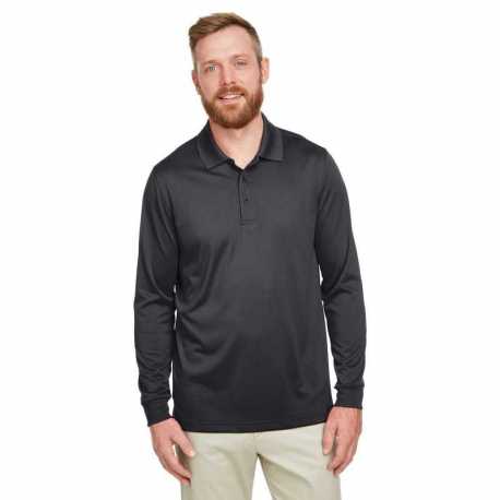 Harriton M348LT Men's Tall Advantage Long Sleeve Snag Protection Plus IL Polo