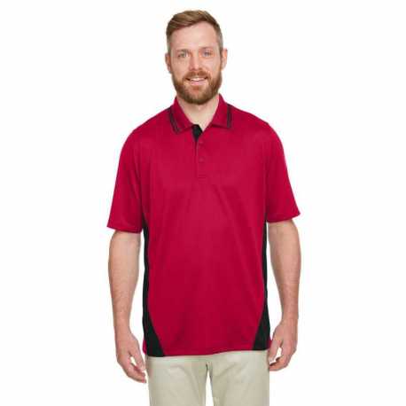 Harriton M386 Men's Flash Snag Protection Plus IL Colorblock Polo