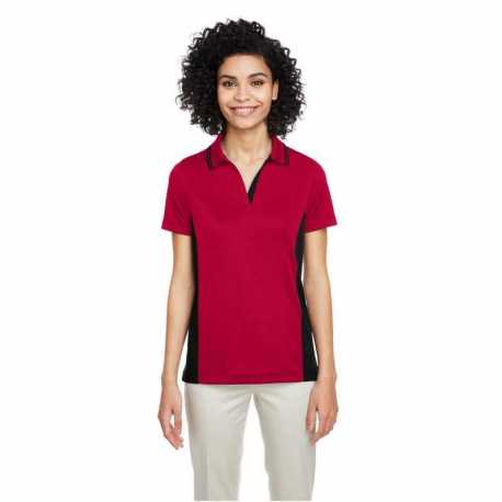 Harriton M386W Ladies Flash Snag Protection Plus IL Colorblock Polo